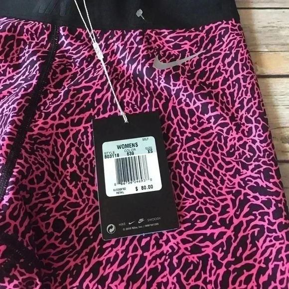 New Nike Dri Fit Leopard Print Leggings XS - Picture 6 of 8